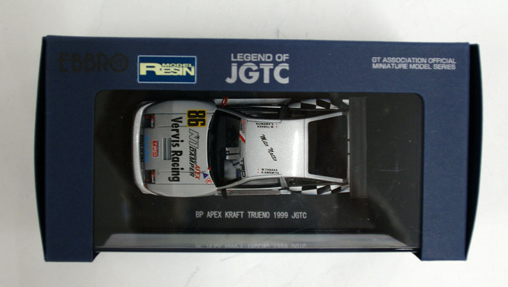 Ebbro 44538 BP APEX KRAFT TRUENO 1999 #86 JGTC Silver 1/43 Scale (4526175445386)