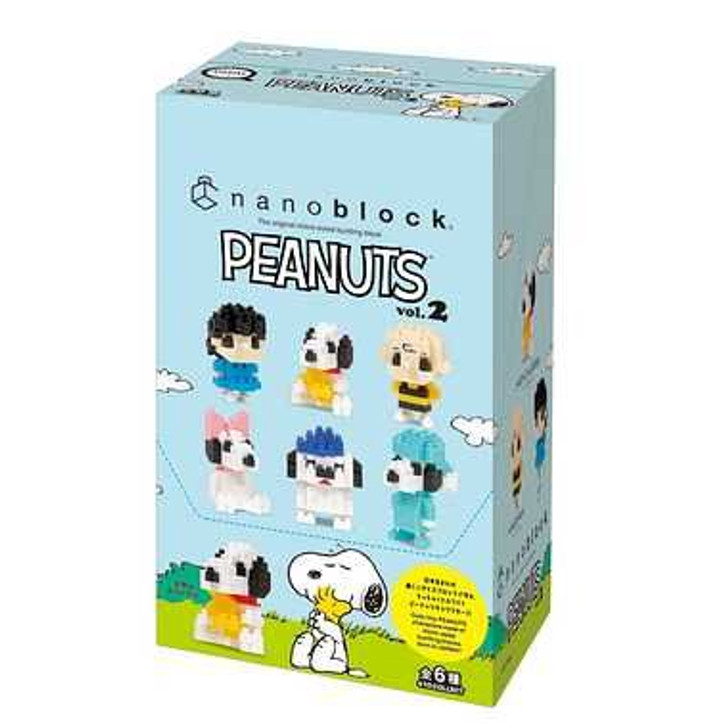 Kawada NBMC_26 Nanoblock Mini Peanuts vol.2 1 Box (6 Pcs)