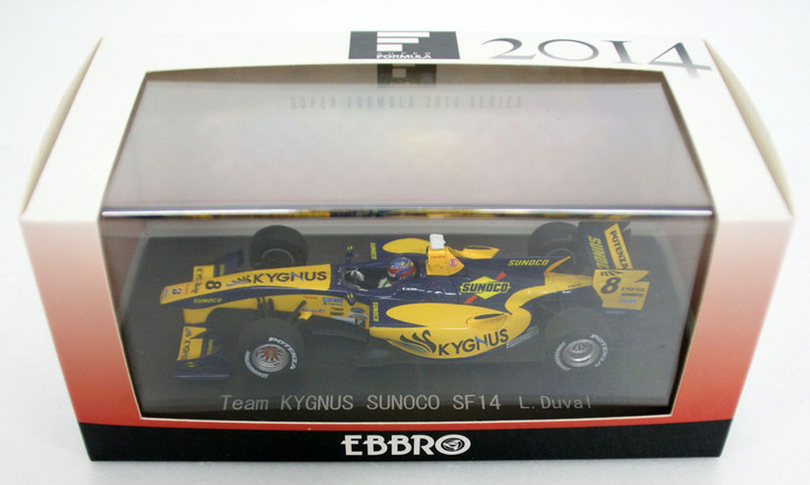 Ebbro 45118 Team KYGNUS SF14 2014 #8 Yellow/Blue 1/43 Scale (4526175451189)