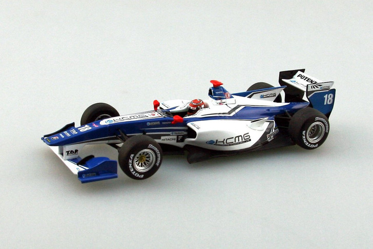 Ebbro 45121 KCMG Elyse SF14 2014 #18 Blue/White 1/43 Scale (4526175451219)
