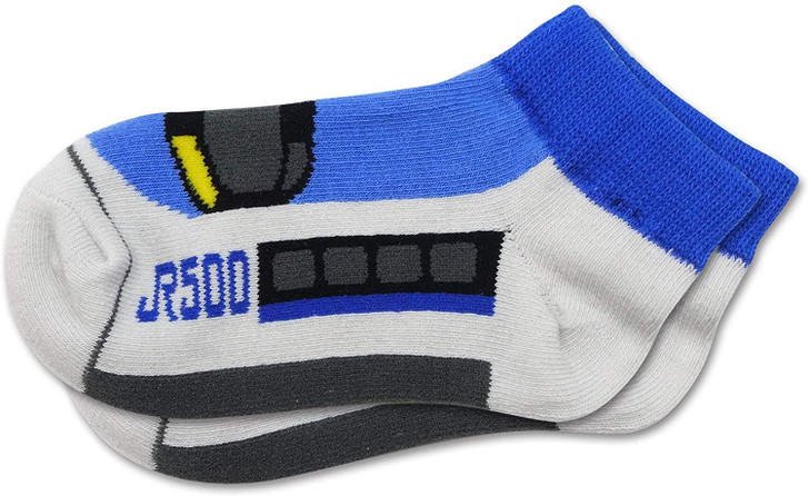 Railway Socks for Kids (Tetsushita) Series 500 Shinkansen (Size 16-20cm)