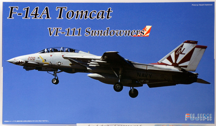 Fujimi F01 F-14A Tomcat VF-111 Sundowners 1/72 scale kit (4968728722771)
