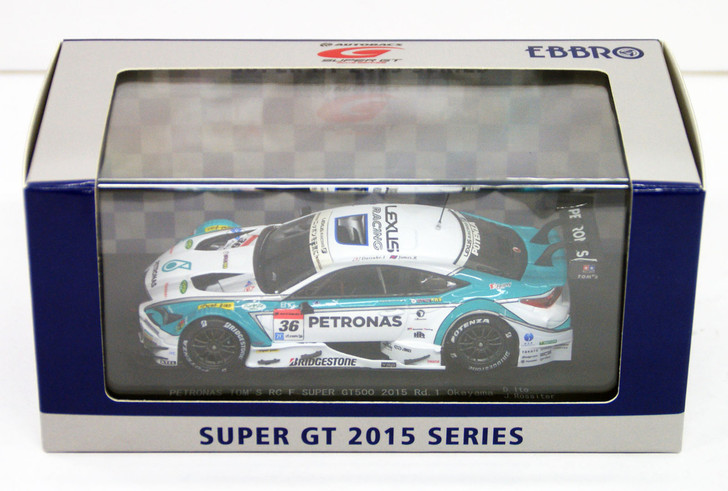 Ebbro 45264 PETRONAS TOMS RC F Okayama 2015 No.36 White Green 1/43 Scale (4526175452643)