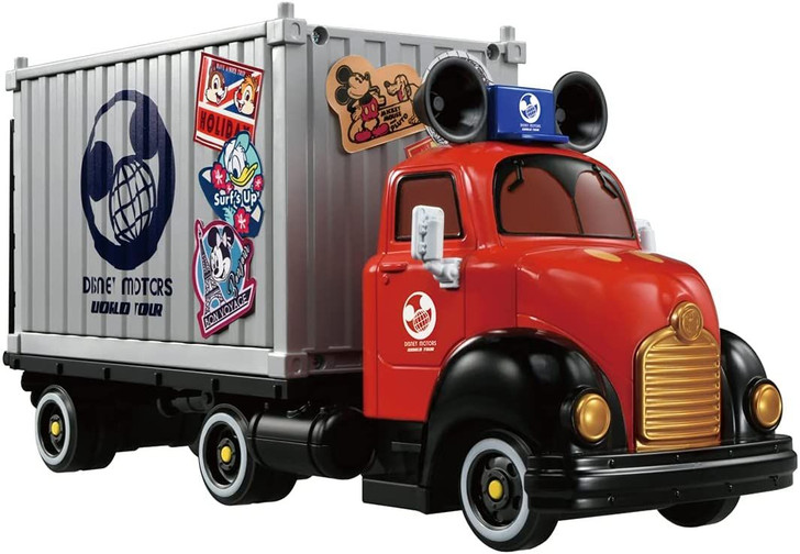 Takara Tomy Tomica Disney Motors World Tour Dream Car Carrier Truck