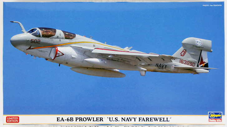 Hasegawa 02183 EA-6B Prowler US navy Farewell 1/72 Scale Kit (4967834021839)