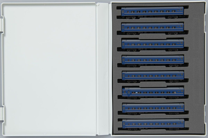 Tomix 98726 JR Limited Express Sleeping Train Series 24 Type 25 'Asakaze' (JR East Ver.) 8 Cars Add-on Set (N scale)