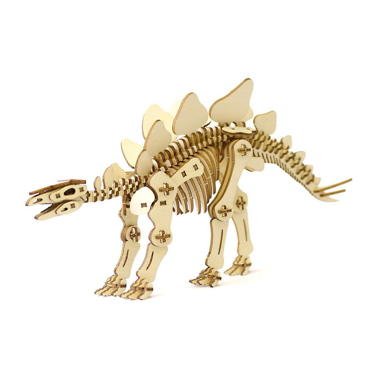 A-zone Wooden Art ki-gu-mi Stegosaurus