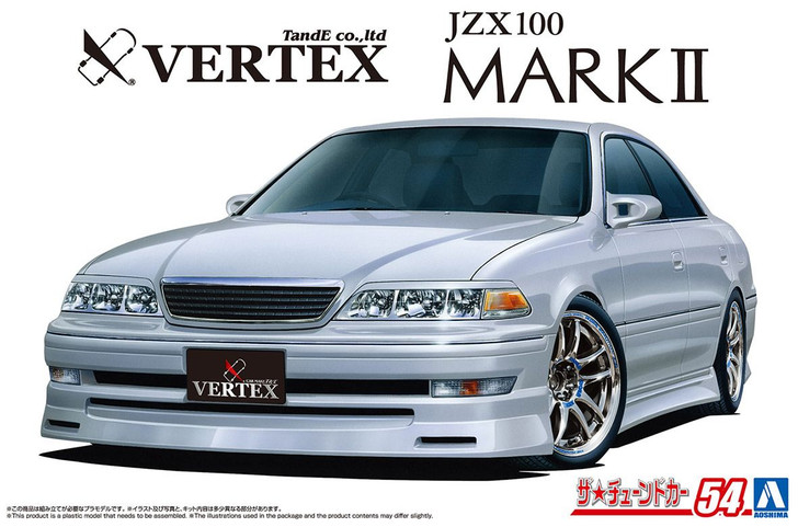 The Tuned Car 1/24 Toyota Vertex JZX100 Mark II Tourer V '98 Plastic Model