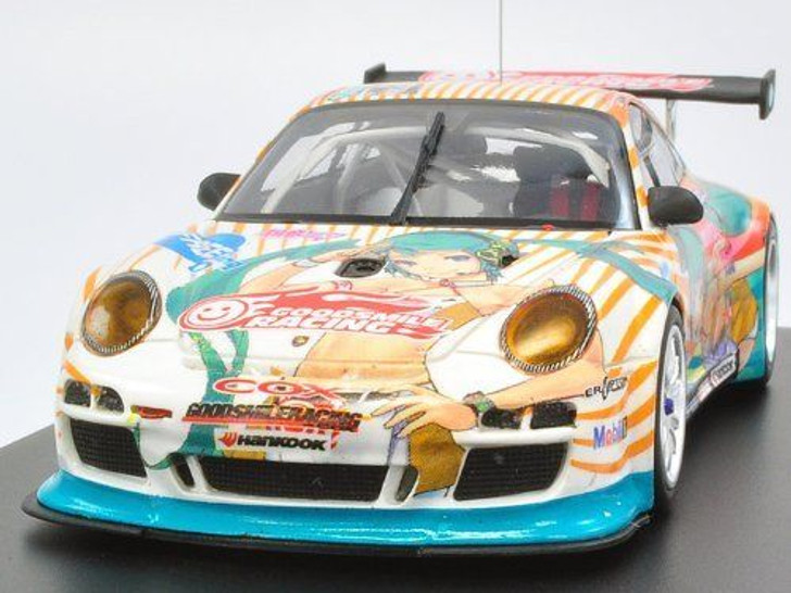 Fujimi 152424 Porsche 911 GT3 R Good Smile Racing 2010 Hatune Miku (Resin)  1/43 Scale