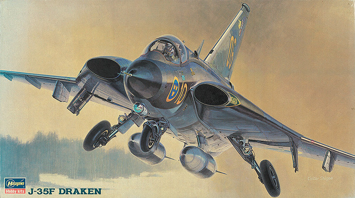Hasegawa BP1 J-35F Draken 1/72 Scale Kit (4967834514010)