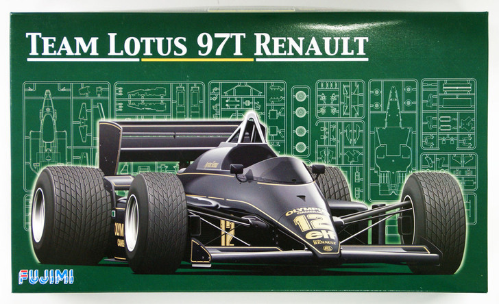 Fujimi GP03 F1 Team Lotus 97T Renault 1985 1/20 scale kit (4968728091952)