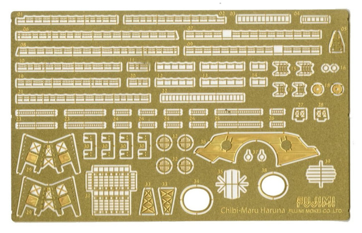 Fujimi TK 114668 Photo Etched Parts Chibi-maru Kantai Fleet Battle Ship Haruna (4968728114668)