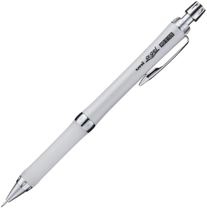 Mitsubishi Pencil uni Alpha-gel Slim Type Mechanical Pencil 0.5mm M5-809GG 1P (White)