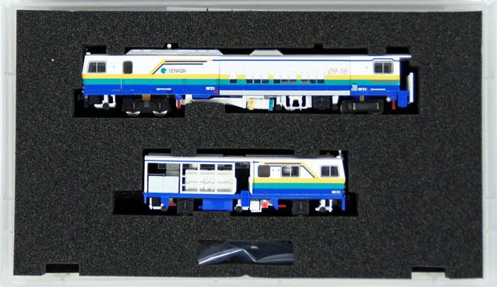 Greenmax 4712 Multiple Tie Tamper Type 09 & Wagon Senken Kogyo Color (N scale)