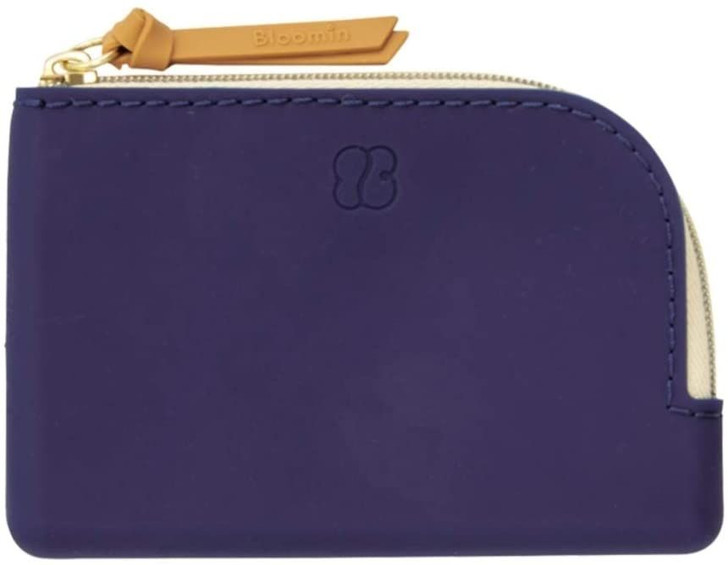 LIHIT LAB. Bloomin Flat Pouch Card Size (Navy Blue)
