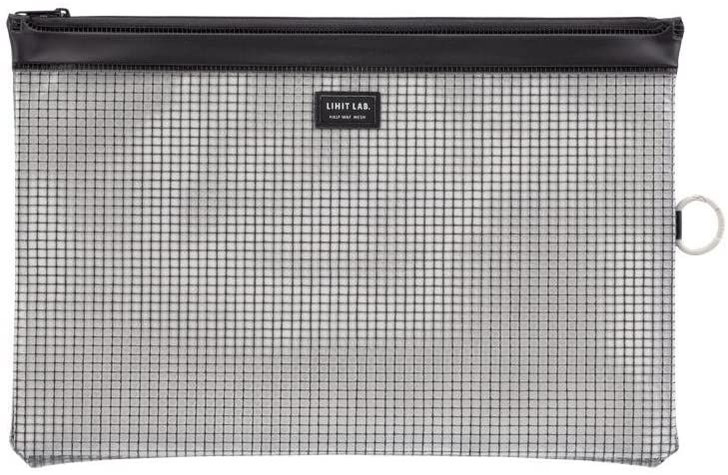 LIHIT LAB. Halfway Mesh A4 Case (Black)