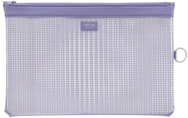 LIHIT LAB. Halfway Mesh A4 Case (Blue purple)