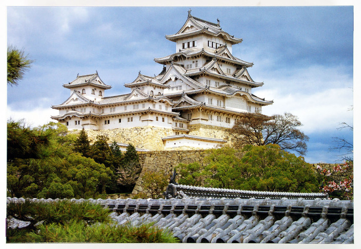 Fujimi Tatemono-12 Himeji Castle (Japan) (Large) 1/300 scale kit (4968728500287)