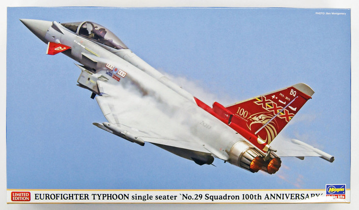 Hasegawa 02194 Eurofighter Typhoon Single-seat Type 29th Squadron 1/72 Scale