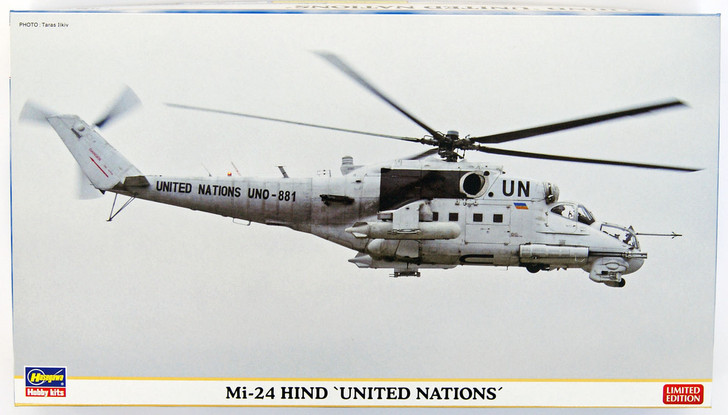 Hasegawa 02192 Mi-24 Hind United Nations 1/72 Scale Kit (4967834021921)
