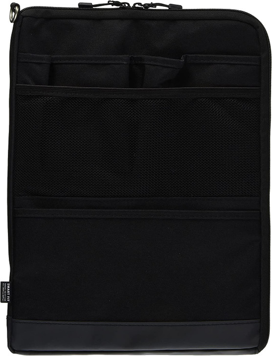 LIHIT LAB. SMART FIT ACTACT Bag-in-bag Vertical Type Size A4 (Black)