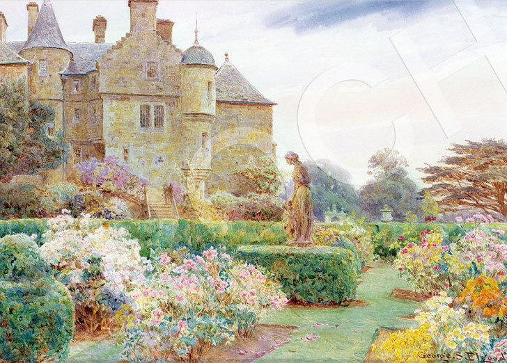 Epoch 79-432s Jigsaw Puzzle The Rose Garden Balcaskie (500 Pieces)