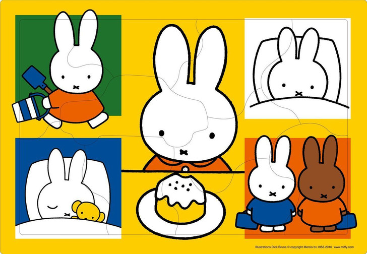 Apollo-sha Jigsaw Puzzle 26-29 One day of Miffy (10 Pieces) (4905096262904)
