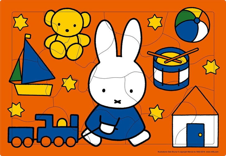 Apollo-sha Jigsaw Puzzle 26-31 Toy of Miffy (15 Pieces) (4905096263109)