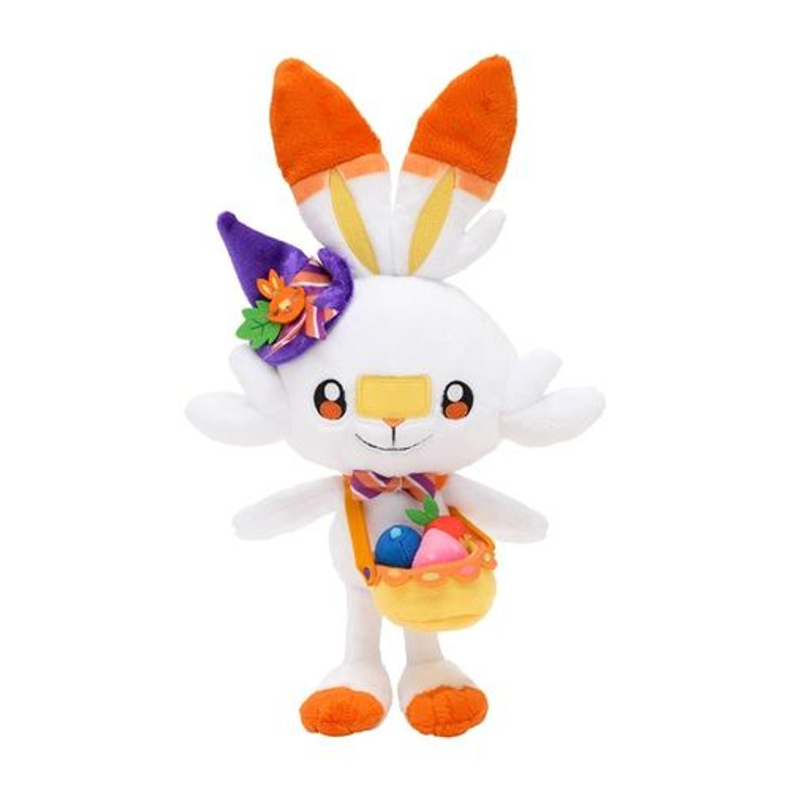 Pokemon Center Original Plush Doll Scorbunny (Pokemon Pumpkin Banquet)