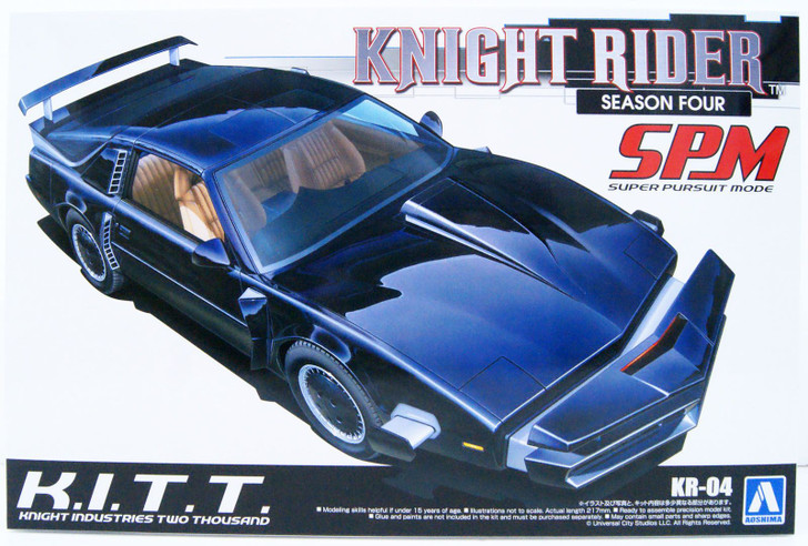 Aoshima Knight Rider 1/24 K.I.T.T Season 4 SPM (Super Pursuit) Plastic Model