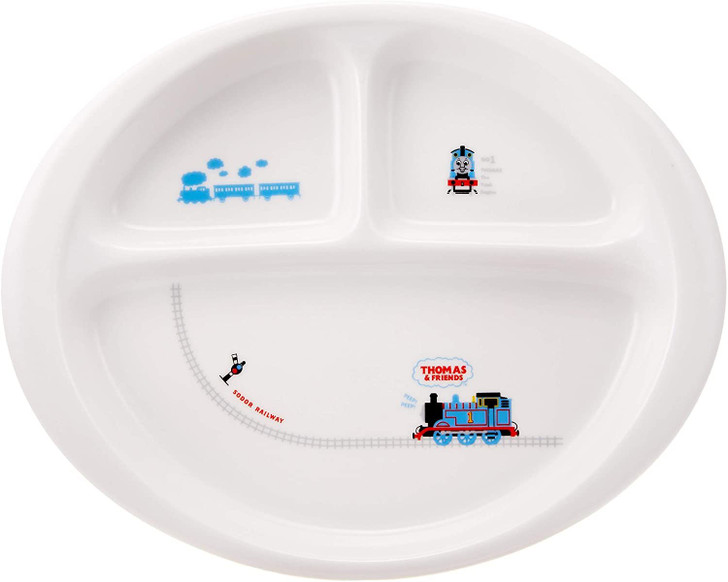 Thomas the Tank Engine Track Porcelain  Lunch Plate for Kids