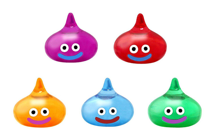 Square Enix Dragon Quest Smile Slime Clear Magnets (5 pieces)