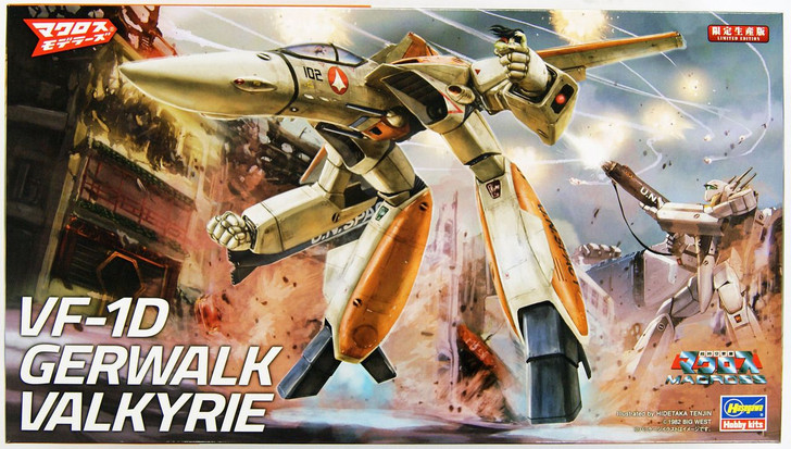Hasegawa 1/72 Macross VF-1D Gerwalk Valkyrie Plastic Model