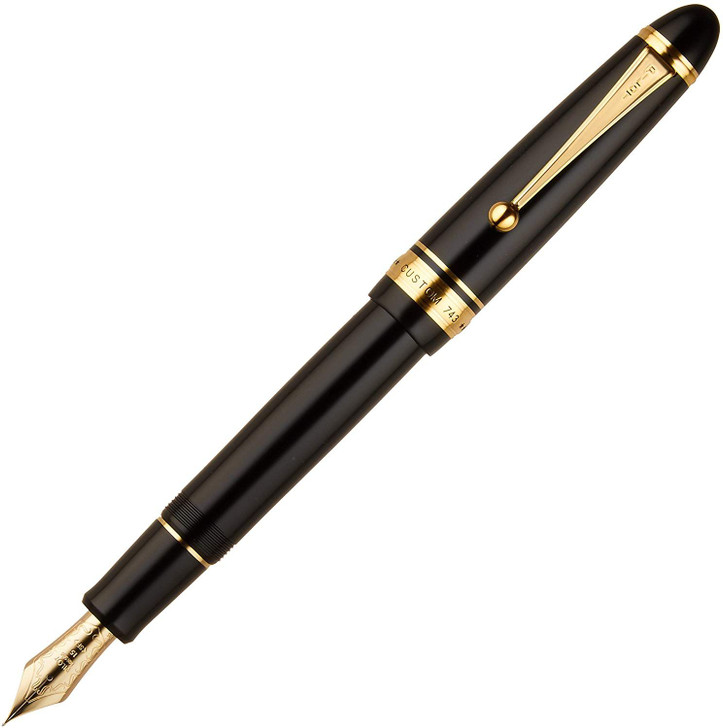 PILOT FKK-3000RBF 万年筆 黒 Pilot FKK-3000R B-SF Custom 743 Black Fountain Pen (NIB:SF Soft Fine)