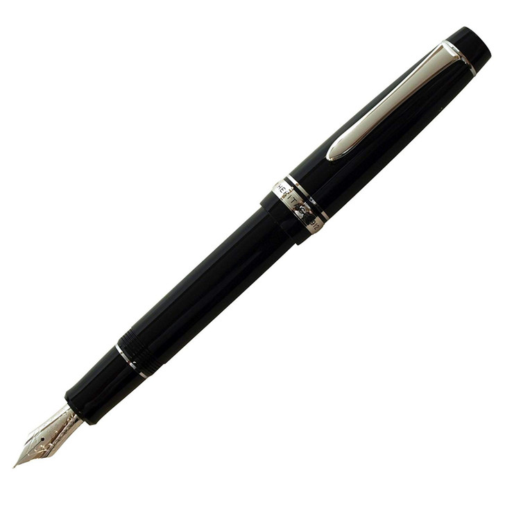 Pilot FKVH-2MR-B-M Black Custom Heritage 912 Fountain Pen (NIB:M Medium)