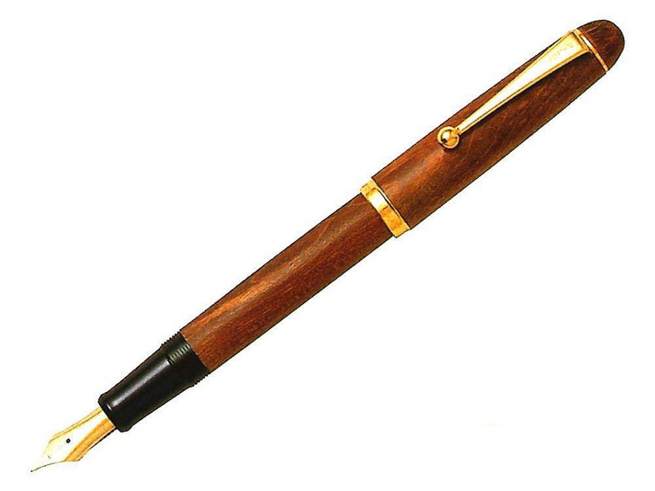 Pilot FK-2000K-M-F Grain (Mokume) Custom Maple Fountain Pen (NIB:F Fine)