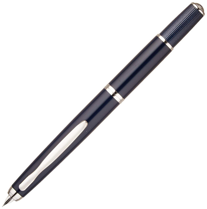 Pilot FCF-2MR-DL-M Capless Fermo Dark Blue Fountain Pen (NIB:M Medium)