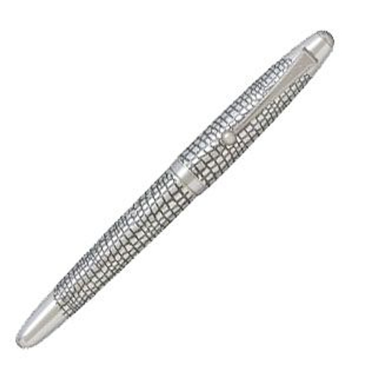 Pilot FK-5MS-ID-M Silvern Cobblestone Fountain Pen (NIB:M Medium)