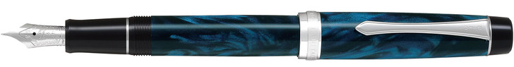 Pilot FKVH-3MR-MALM Custom Heritage SE Marble Blue Fountain Pen (NIB: M Medium)