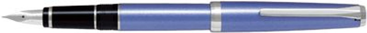 Pilot FE25SR-LBSM Elabo Rhodium Light Blue Fountain Pen (NIB:SM Soft Medium)