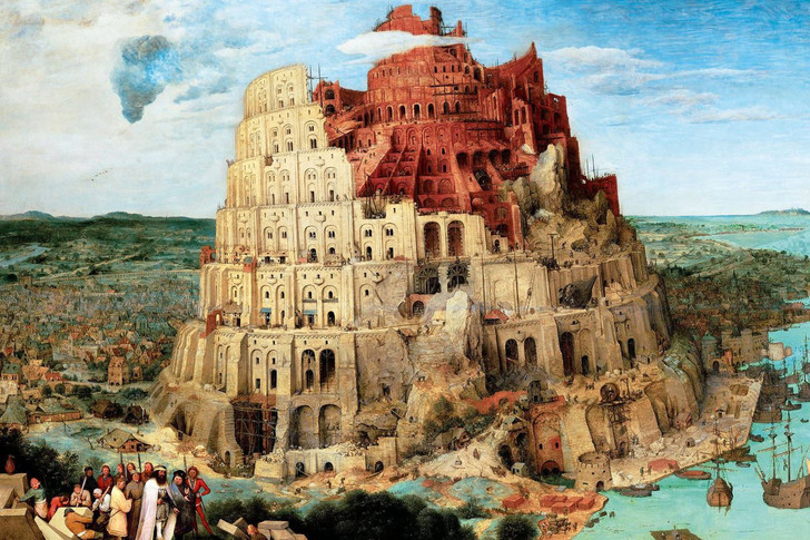 Epoch Jigsaw Puzzle 10-774 Tower of Babel (1000 Pieces) (4977389107742)