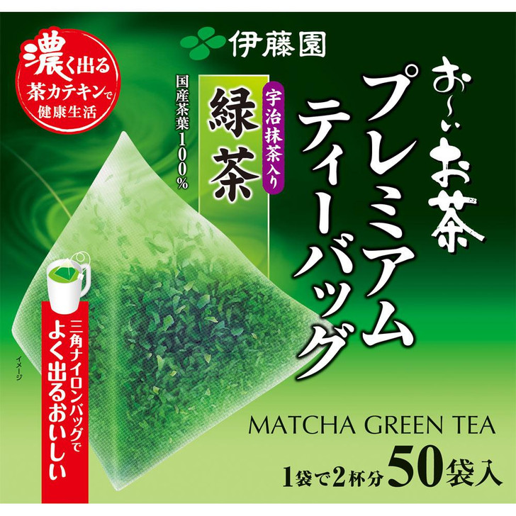 Ito En Oicha Premium Tea Green Tea With Uji Matcha 50 Bags