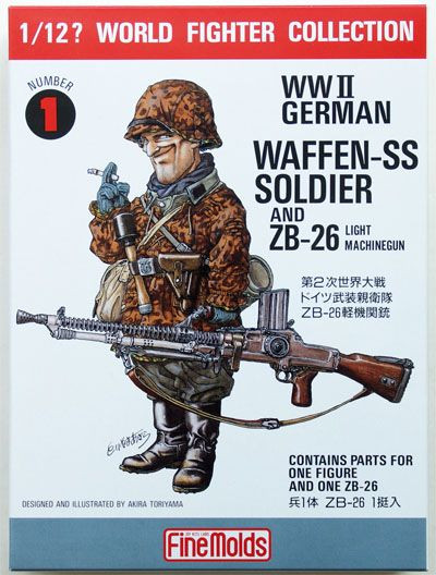 Fine Molds 1/12 WW2 German Infantry Soldier Rudolf Plastic Model