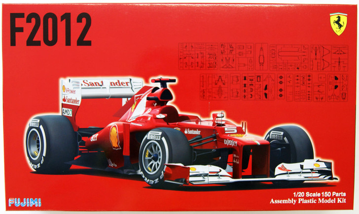 Fujimi GP7 091990 F1 Ferrari F2012 Malaysia GP 1/20 Scale Kit 091990 (4968728091990)