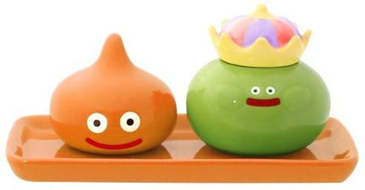 Square Enix Dragon Quest Smile Slime Salt & Pepper: She-slime & King Cureslime