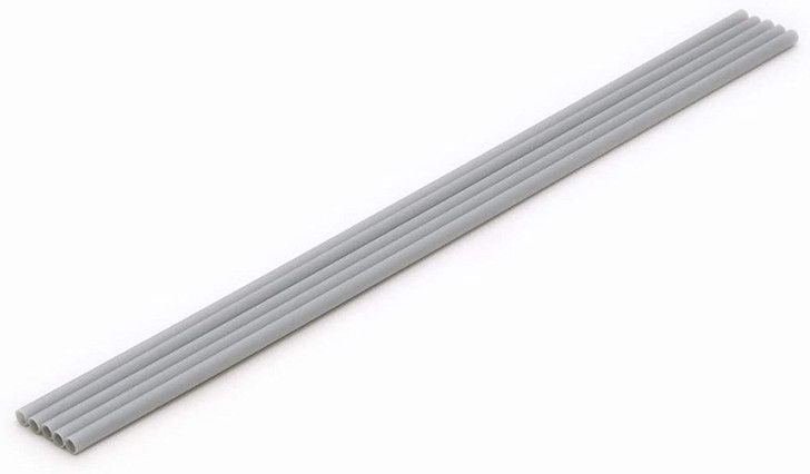 Wave Pla Pipe Gray Thin Type 4.0mm x5 Set