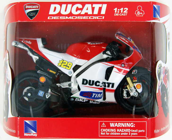 Aoshima Skynet 97236 2015 Ducati Desmosedici GP15 Andrea IannOne (No.29) 1/12 (4905083097236)