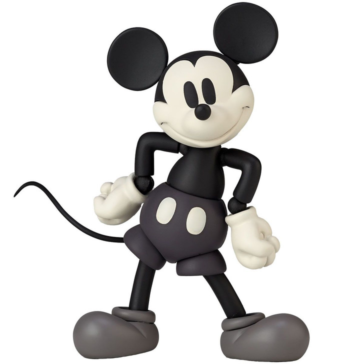 Kaiyodo Movie Revo Series No.013 Mickey Mouse (1936) Monochrome Ver. Figure