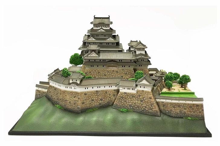 plastic model of a castle