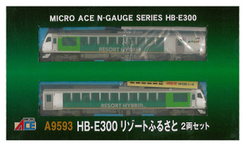 最安プラン A9593 Series Scale) (N Set Cars 2 'Furusato' Resort HB-E300 鉄道模型
